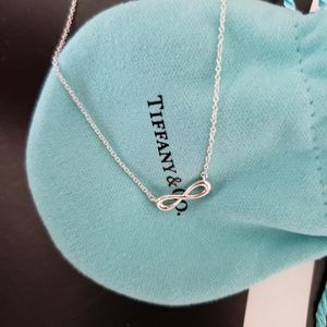 Tiffany & Co sterling silver Infinity necklace